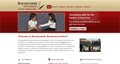 Desktop Screenshot of brackendalemontessori.com